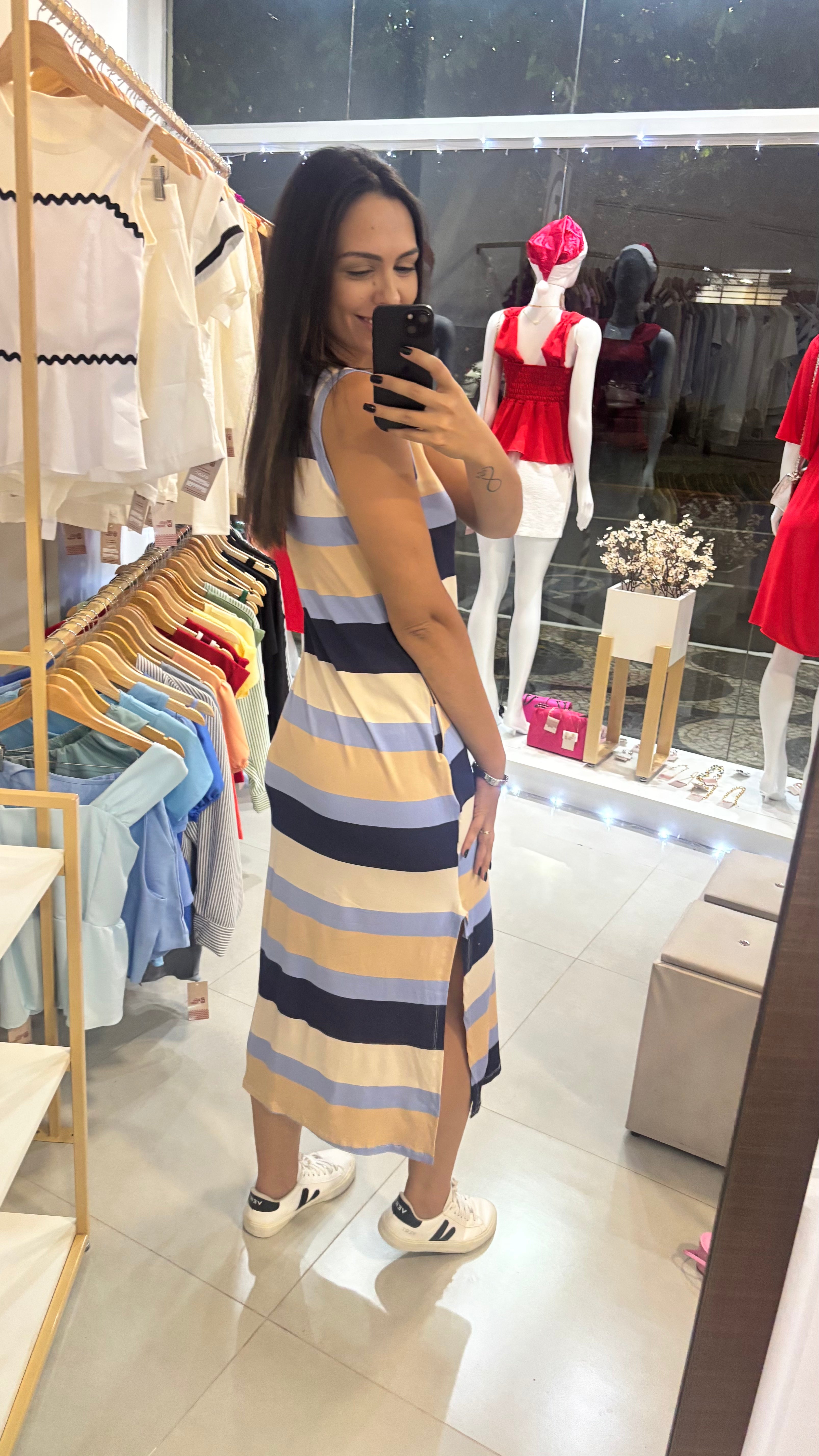 Vestido Listras