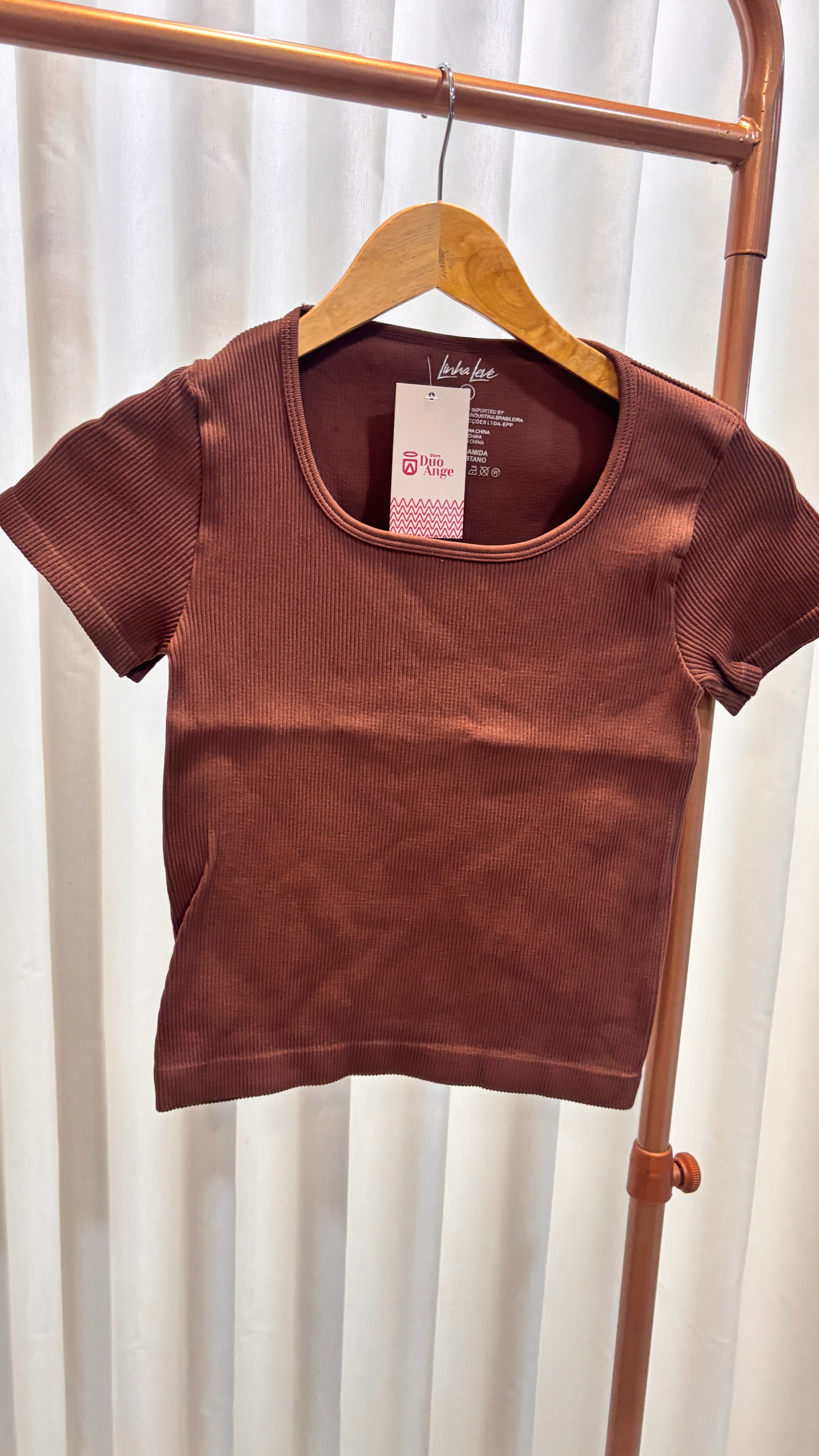 Blusa manga curta